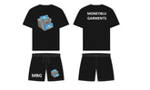 MBG Black Fall short set