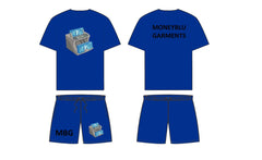 MBG Dark Blue Fall short set