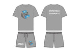 MBG Dark Grey Fall short set