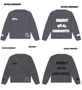 MBG Distressed Embroidered Long sleeve